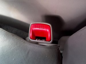 2007-2011 Toyota Camry Gray Seat Belt Buckle - Front, Left (Driver) (Used OEM)