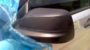 2016-2019 Ford Police Interceptor Utility Black Side/Door Mirror - Left (Driver) (Used OEM)