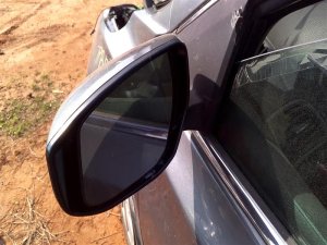 2016-2019 Nissan Sentra Gray Power Door/Side View Mirror - Left (Driver) (Used OEM)