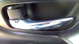 2014-2020 INFINITI QX60 Chrome Chrome Interior Door Handle - Left (Driver) (Used OEM)