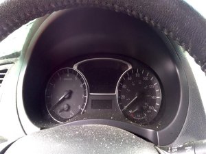 2013-2015 Nissan Altima Tan Speedometer Instrument Panel Bezel (Used OEM)
