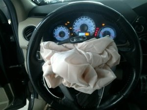 2009-2015 Honda Pilot Tan Tilt and Telescopic Steering Column with Key (Used OEM)