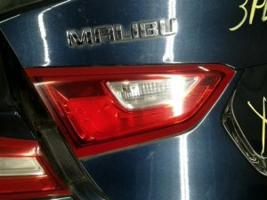 2016-2025 Chevrolet Malibu Black Decklid Mounted Tail Light - Left (Driver) (Used OEM)