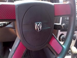 2008 Dodge Magnum Black Steering Wheel Air Bag - Left (Driver) (Used OEM)