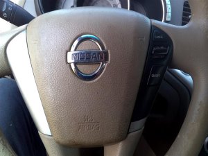 2009-2014 Nissan Murano Tan Steering Wheel Air Bag - Left (Driver) (Used OEM)