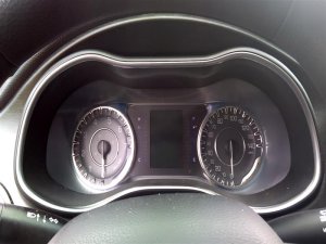 2015-2017 Chrysler 200 Tan Radio Screen Instrument Panel Bezel (Used OEM)