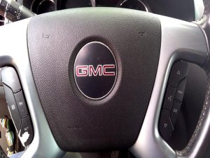 2007-2012 GMC Acadia Gray Steering Wheel Air Bag - Left (Driver) (Used OEM)