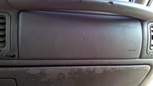 2003-2007 GMC Sierra Beige Dashboard Air Bag - Right (Passenger) (Used OEM)
