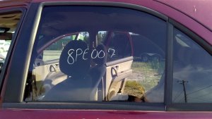 2003-2009 Kia Sorento Power Privacy Tint Rear Door Window Glass - Left (Driver) (Used OEM)