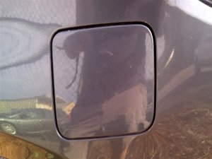 2013-2018 Nissan Altima Gray Sedan Fuel Filler Door (Used OEM)