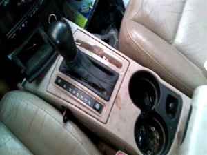 2003-2007 Cadillac CTS Tan Front Floor Console Panel (Used OEM)