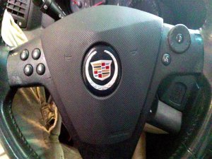 2003-2007 Cadillac CTS Black Steering Wheel Air Bag (Used OEM)