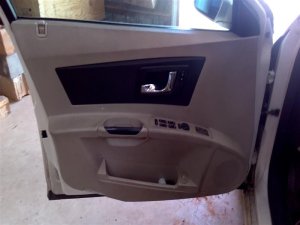 2003-2007 Cadillac CTS Beige Door Interior Trim Panel with Power Windows and Locks - Front, Left (Driver) (Used OEM)