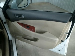 2007-2012 Lexus ES350 Gray Door Interior Trim Panel with Power Windows and Locks - Front (Used OEM)