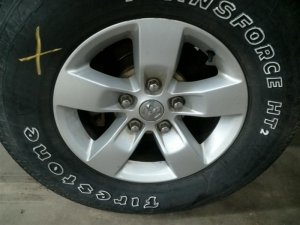 2019-2024 Ram 1500 Classic Silver 17-inch 5-Spoke Silver Painted Alloy Wheel (Used OEM)