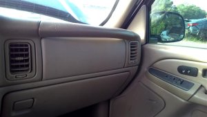 2003-2007 GMC Sierra Tan Dashboard Air Bag - Right (Passenger) (Used OEM)