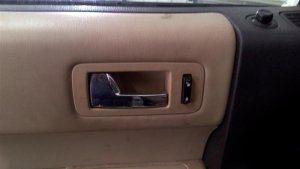 2013-2019 Ford Flex Tan Interior Door Handle with Chrome Lever (Used OEM)