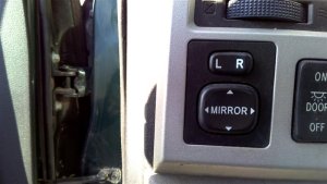 2008-2021 Toyota Sequoia Dash Mounted Power Mirror Switch (Used OEM)
