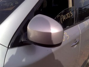 2013-2016 Nissan Pathfinder Black Power Door/Side View Mirror - Left (Driver) (Used OEM)