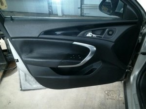 2011-2017 Buick Regal Black Door Interior Trim Panel with Power Windows and Locks - Front, Left (Driver) (Used OEM)