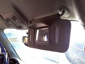 2007-2017 GMC Acadia Black Illuminated Vanity Mirror Sun Visor - Right (Passenger) (Used OEM)