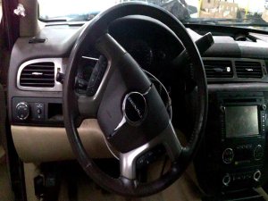 2010-2014 GMC Yukon Tan Power Tilt Steering Column with Cruise and Radio Controls (Used OEM)