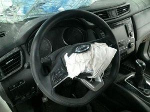 2018-2020 Nissan Rogue Black Tilt and Telescopic Steering Column with Cruise and Radio Controls (Used OEM)