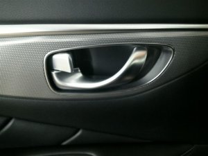 2014-2016 INFINITI Q50 Silver Interior Door Handle - Rear, Left (Driver) (Used OEM)