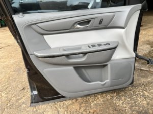 2013-2016 GMC Acadia Gray Door Interior Trim Panel - Front, Left (Driver) (Used OEM)