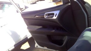 2014-2020 INFINITI QX60 Black Door Interior Trim Panel with Power Windows and Locks - Front, Left (Driver) (Used OEM)