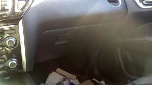 2013 INFINITI JX35 Black Glove Box (Used OEM)