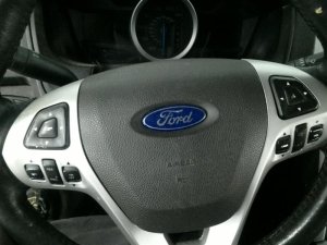 2013-2015 Ford Explorer Black Steering Wheel Air Bag - Left (Driver) (Used OEM)