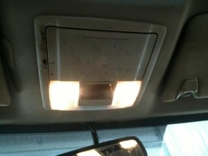 2010-2014 Lincoln Mark LT Gray Overhead Console Panel (Used OEM)