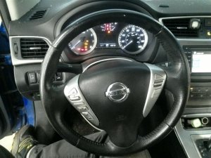 2013-2014 Nissan Sentra Black Tilt and Telescoping Steering Column (Used OEM)