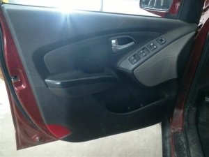 2010-2015 Hyundai Tucson Brown Door Interior Trim Panel with Power Windows and Locks - Front, Left (Driver) (Used OEM)