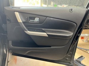 2011-2014 Ford Edge Tan Door Interior Trim Panel - Front, Left (Driver) (Used OEM)