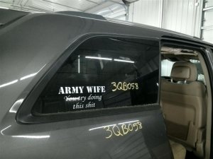 2014 Jeep Grand Cherokee Privacy Tint Quarter Glass - Right (Passenger) (Used OEM)
