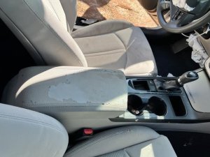 2015-2017 Hyundai Sonata Gray Front Floor Console Panel (Used OEM)