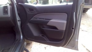2015-2022 GMC Canyon Black Door Interior Trim Panel with Power Windows and Locks - Front, Right (Passenger) (Used OEM)