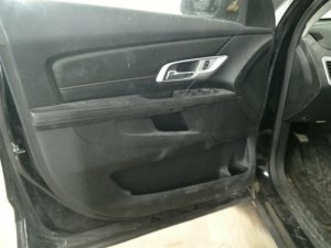 2010-2017 GMC Terrain Black Door Interior Trim Panel with Power Windows and Power Locks - Front, Left (Driver) (Used OEM)
