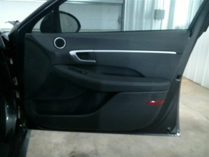 2020-2023 Hyundai Sonata Gray Door Interior Trim Panel with Power Windows and Power Locks - Front, Right (Passenger) (Used OEM)
