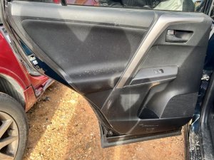 2016-2018 Toyota RAV4 Black Door Interior Trim Panel - Rear, Left (Driver) (Used OEM)