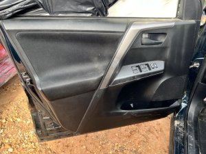 2016-2018 Toyota RAV4 Black Door Interior Trim Panel - Front, Left (Driver) (Used OEM)