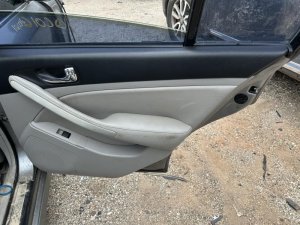 2005-2006 INFINITI G35 Gray Door Interior Trim Panel - Rear, Left (Driver) (Used OEM)