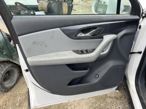 2019-2022 Chevrolet Blazer Gray Door Interior Trim Panel - Front, Left (Driver) (Used OEM)