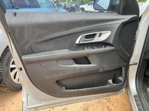2010-2017 GMC Terrain Gray Door Interior Trim Panel with Power Windows and Locks - Front, Right (Passenger) (Used OEM)