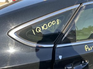 2013-2018 Toyota Avalon Rear Door Fixed Quarter Glass with Chrome Trim - Right (Passenger) (Used OEM)