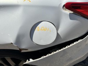 2013 INFINITI JX35 White Fuel Filler Door (Used OEM)
