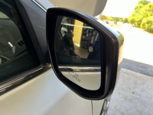 2013-2015 Nissan Sentra White Power Door/Side View Mirror - Right (Passenger) (Used OEM)