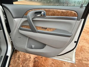 2008-2012 Buick Enclave Gray Door Interior Trim Panel - Front, Right (Passenger) (Used OEM)